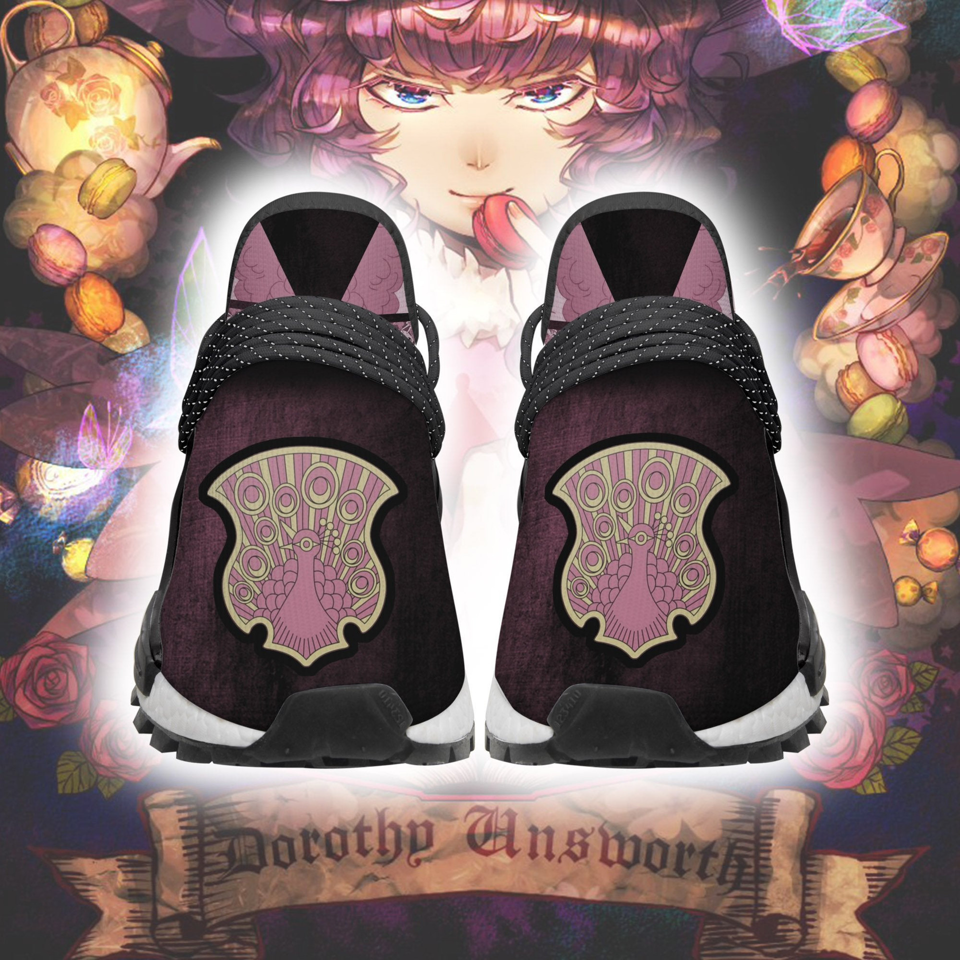 Coral Peacock Shoes Magic Knight Black Clover Anime Sneakers - 2 - GearAnime