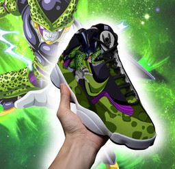 Dragon Ball Cell Sneakers Custom Anime DBZ Shoes Gift Idea - 2 - GearAnime