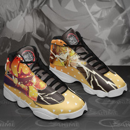 Zenitsu Sneakers Thunder Breathing Custom Anime Demon Slayer Shoes - 3 - GearAnime
