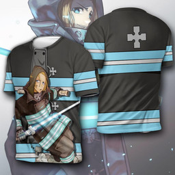 Arthur Boyle Fire Force Hoodie Shirt Anime Uniform Sweater Jacket - 3 - GearAnime