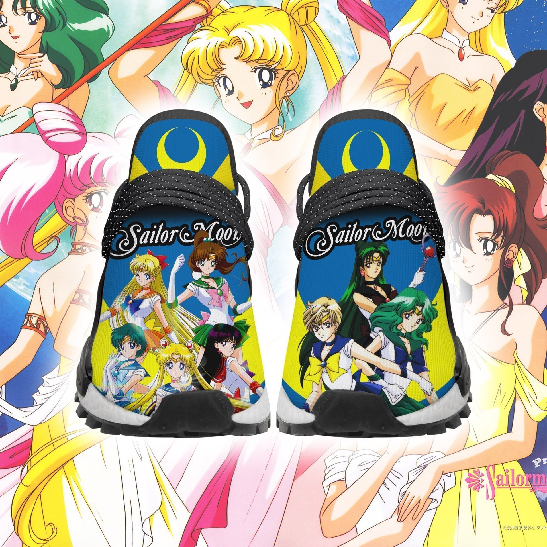 Sailor Moon Shoes Characters Custom Anime Sneakers - 2 - GearAnime