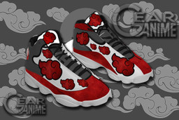 Akatsuki Cloud Sneakers Custom Anime Shoes - 2 - GearAnime