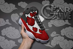 Akatsuki Cloud Sneakers Custom Anime Shoes - 3 - GearAnime