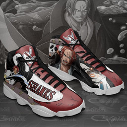 Red Hair Shanks Sneakers Custom Anime One Piece Shoes - 2 - GearAnime