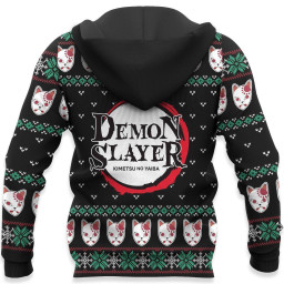 Tanjiro Kamado Ugly Christmas Sweater Demon Slayer Anime Xmas Custom Clothes - 6 - GearAnime