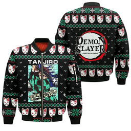 Tanjiro Kamado Ugly Christmas Sweater Demon Slayer Anime Xmas Custom Clothes - 4 - GearAnime