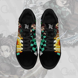 Tanjiro Sun & Water Breathing Skate Shoes Demon Slayer Anime Shoes - 4 - GearAnime