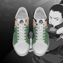 Shikamaru Nara Skate Shoes Anime Custom Shoes PN10 - 3 - GearAnime