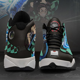 Tanjiro JD13 Sneakers Custom Water Breathing Anime Demon Slayer Shoes - 5 - GearAnime