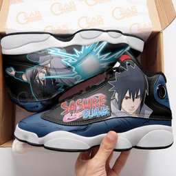 Uchiha Sasuke Sneakers Custom Anime Shoes - 4 - GearAnime