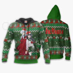 Inuyasha & Kagome Ugly Christmas Sweater Inuyasha Anime Xmas Gift VA11 - 3 - GearAnime
