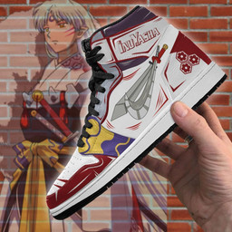 Sesshomaru Sword Sneakers Inuyasha Anime Sneakers Leather - 3 - GearAnime