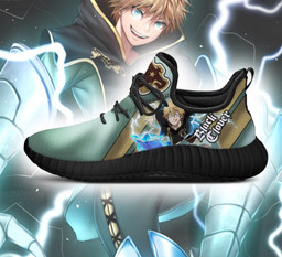 Black Clover Luck Voltia Reze Shoes Black Bull Knight Anime Sneakers - 4 - GearAnime