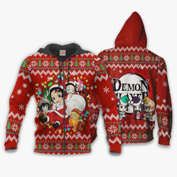 Demon Slayer Ugly Christmas Sweater Kimetsu No Yaiba Xmas Gift VA10 - 2 - GearAnime
