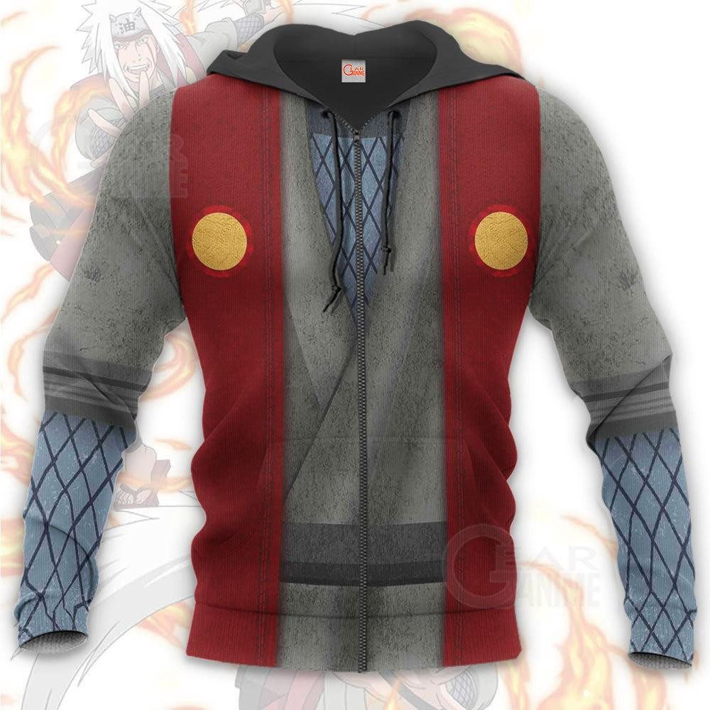 Jiraiya Jacket Costume Cosplay Anime Hoodie Sweater - 8 - GearAnime