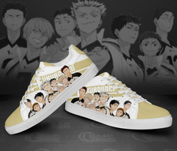 Haikyu Fukurodani Skate Shoes Black Haikyu!! Custom Anime Shoes - 2 - GearAnime