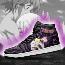 The Seven Deadly Sins Sneakers Meliodas and Elizabeth Anime Custom Shoes - 4 - GearAnime