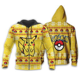 Pikachu Pokemon Ugly Christmas Sweater Custom Xmas Gift - 2 - GearAnime