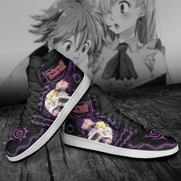 The Seven Deadly Sins Sneakers Meliodas and Elizabeth Anime Custom Shoes - 5 - GearAnime