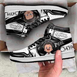 Phil The Promised Neverland Sneakers Custom Anime Shoes Fan Gift Idea - 4 - GearAnime