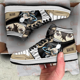 Dazai Osamu Sneakers Custom Anime Bungou Stray Dogs Shoes - 4 - GearAnime