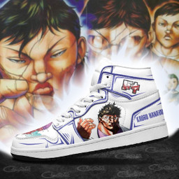 Kaoru Hanayama Sneakers Baki Custom Anime Shoes MN11 - 4 - GearAnime