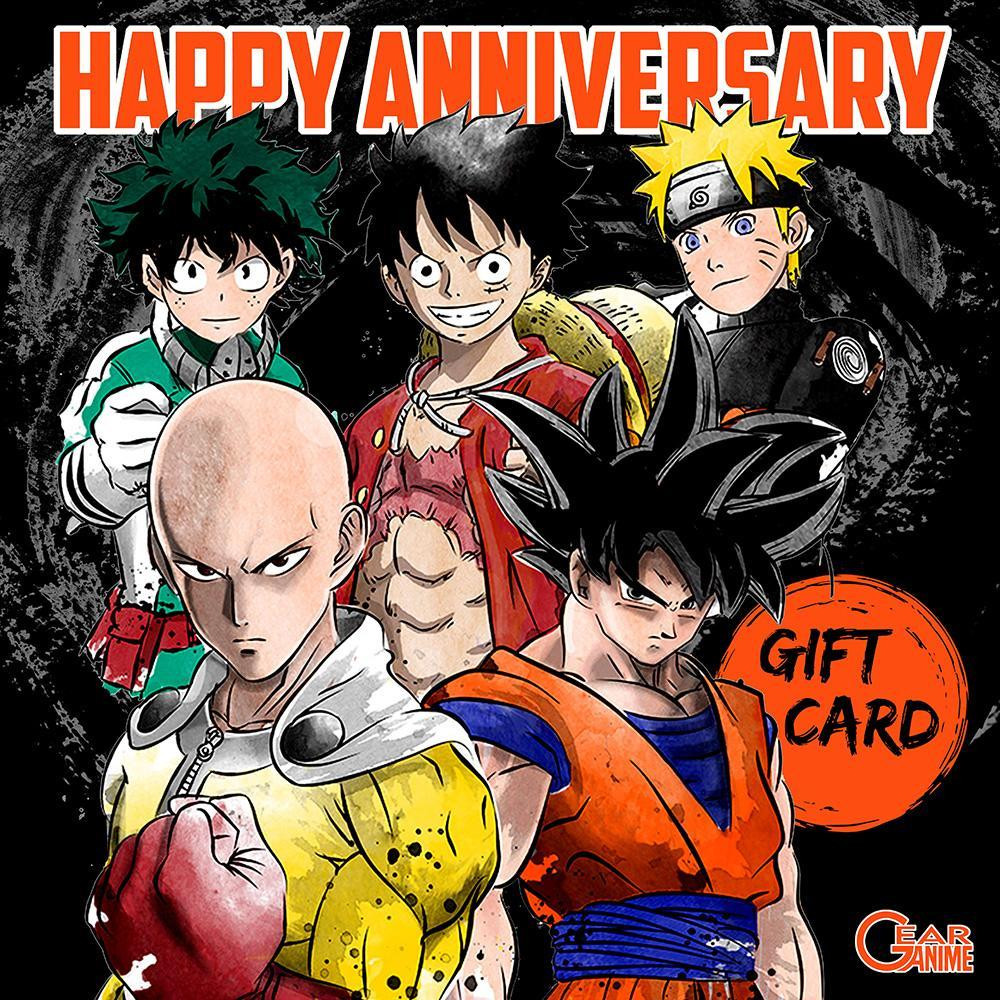 Anniversary Gift Card - 1 - GearAnime