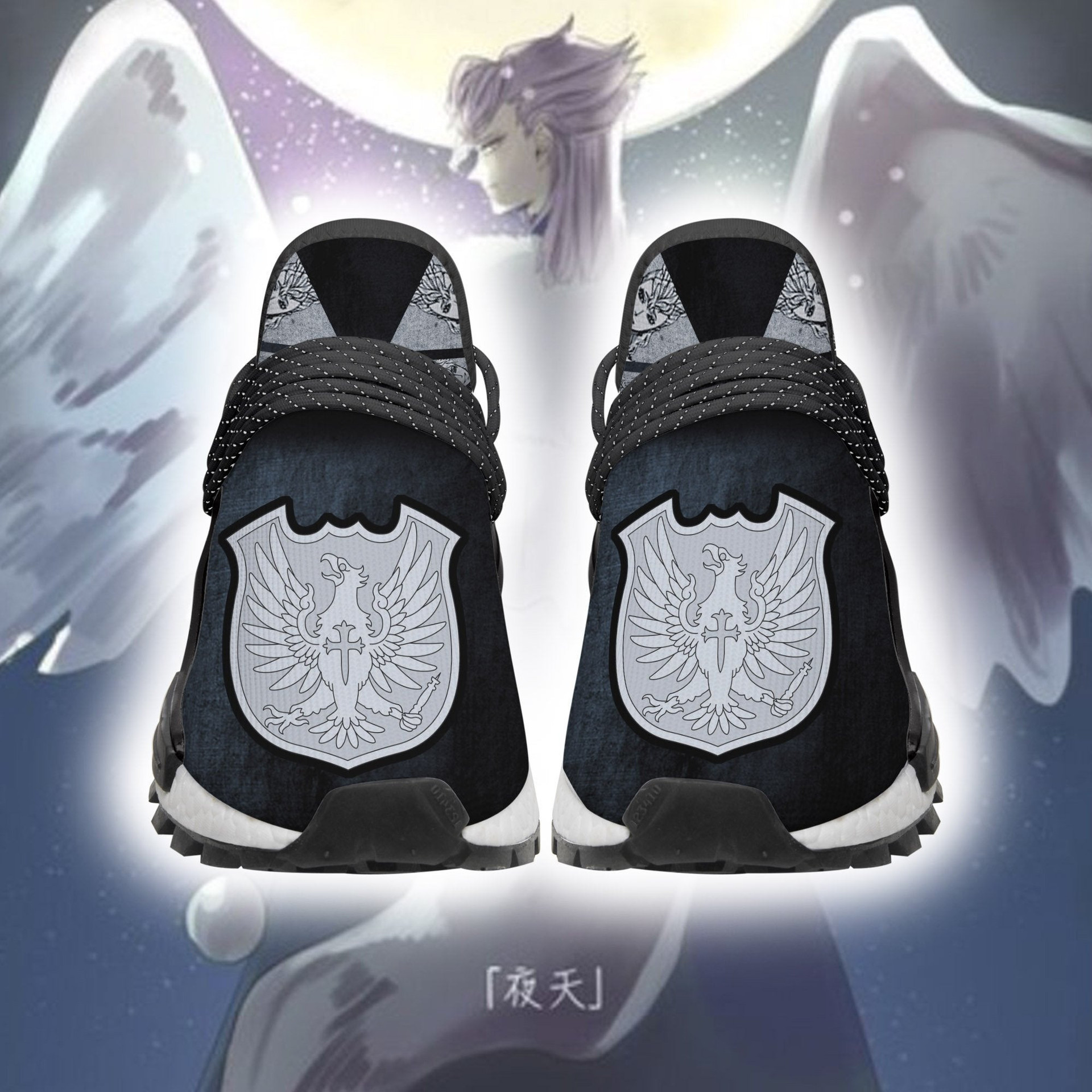 Silver Eagle Shoes Magic Knight Black Clover Anime Sneakers - 2 - GearAnime