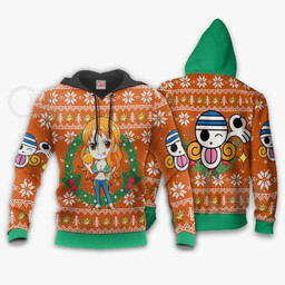 Nami Ugly Christmas Sweater One Piece Anime Xmas Gift VA10 - 3 - GearAnime