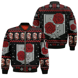 Attack On Titan Ugly Christmas Sweater Garrison Xmas Gift Custom Clothes - 4 - GearAnime