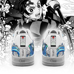 Tanjiro Water Air Sneakers Custom Anime Demon Slayer Shoes For Fans - 3 - GearAnime