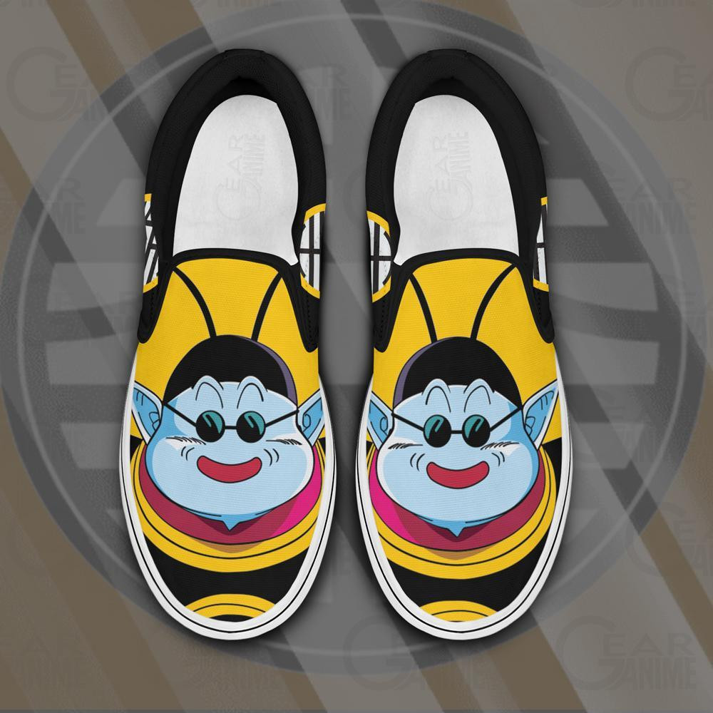 King Kai Slip On Sneakers Dragon Ball Custom Anime Shoes PN11 - 1 - GearAnime