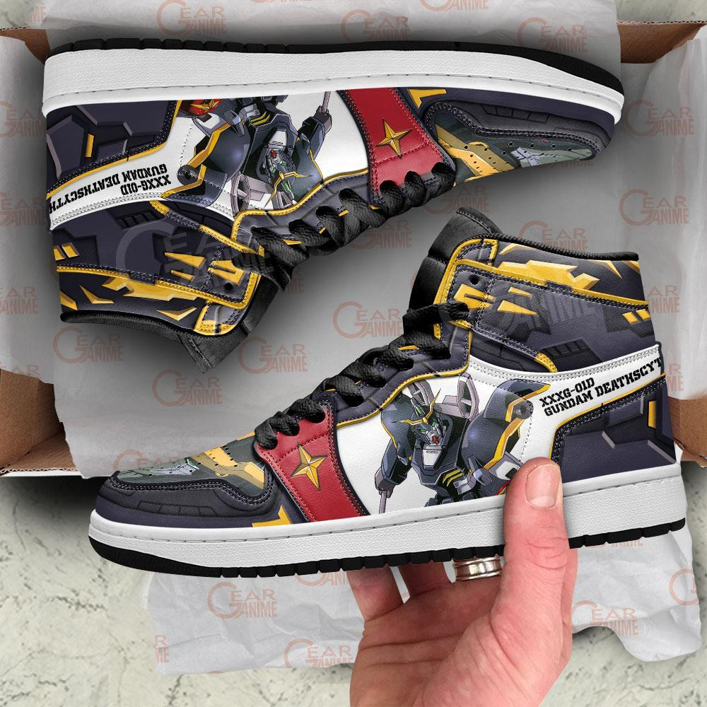 XXXG-01D Gundam Deathscythe Sneakers Custom Anime Gundam Deathscythe Shoes - 3 - GearAnime