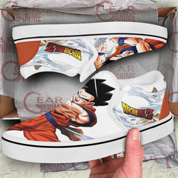Gohan Slip On Sneakers Dragon Ball Custom Anime Shoes PN11 - 3 - GearAnime