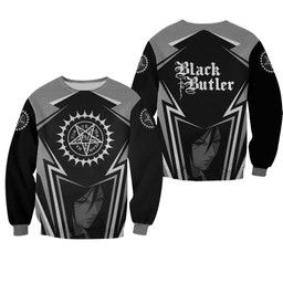 Black Butler Kuroshitsuji Shirt Symbol Anime Hoodie Sweater - 2 - GearAnime