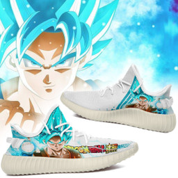 Goku Blue Shoes Custom Dragon Ball Anime Sneakers Perfect Gifts For Fan - 5 - GearAnime