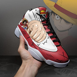 Luffy Sneakers Gomu Gomu Custom Anime One Piece Shoes - 3 - GearAnime