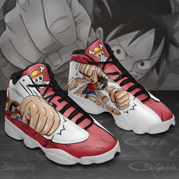 Luffy Sneakers Gomu Gomu Custom Anime One Piece Shoes - 2 - GearAnime