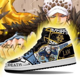 Trafalgar D. Water Law Sneakers Custom Anime One Piece Shoes - 3 - GearAnime