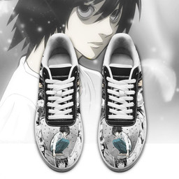 L Lawliet Sneakers Death Note Anime Shoes Fan Gift Idea PT06 - 2 - GearAnime