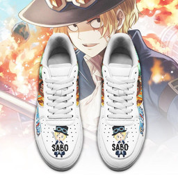 Sabo Air Sneakers Custom Anime One Piece Shoes - 2 - GearAnime