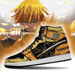 Zenitsu Sneakers Nichirin Sword Custom Anime Demon Slayer Shoes - 3 - GearAnime
