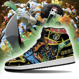 Brook Sneakers Custom Anime One Piece Shoes Gift Idea - 3 - GearAnime