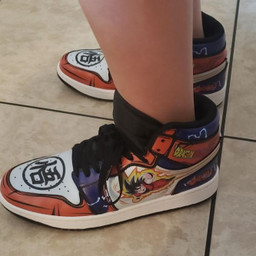 Goku Sneakers Custom Anime Dragon Ball Shoes - 4 - GearAnime