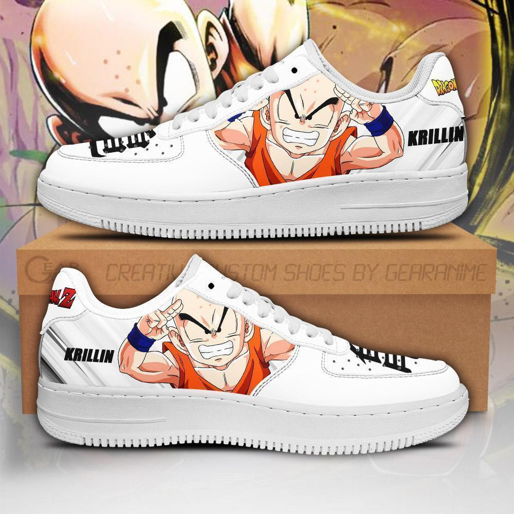 Krillin Air Sneakers Custom Anime Dragon Ball Shoes Simple Style - 1 - GearAnime