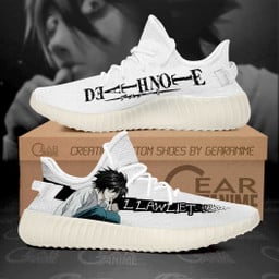 Death Note L Lawliet Shoes Custom Anime Sneakers - 1 - GearAnime