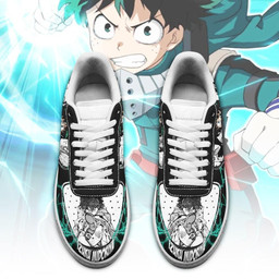 Izuku Midoriya Air Sneakers Custom Deku My Hero Academia Anime Shoes - 2 - GearAnime