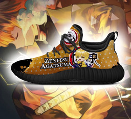 Zenitsu Reze Shoes Demon Slayer Anime Sneakers Fan Gift Idea - 4 - GearAnime