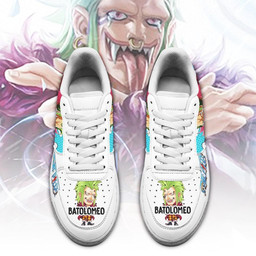 Bartolomeo Air Sneakers Custom Anime One Piece Shoes - 2 - GearAnime