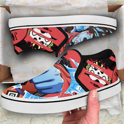One Piece Jinbei Slip On Sneakers Custom Anime Shoes - 3 - GearAnime